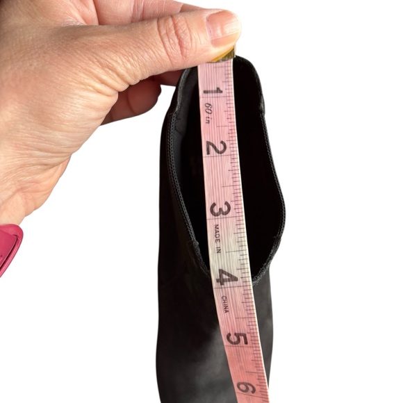 Eileen Fisher Knack Black Nubuck Chelsea Bootie- Size 6 - Picture 12 of 13